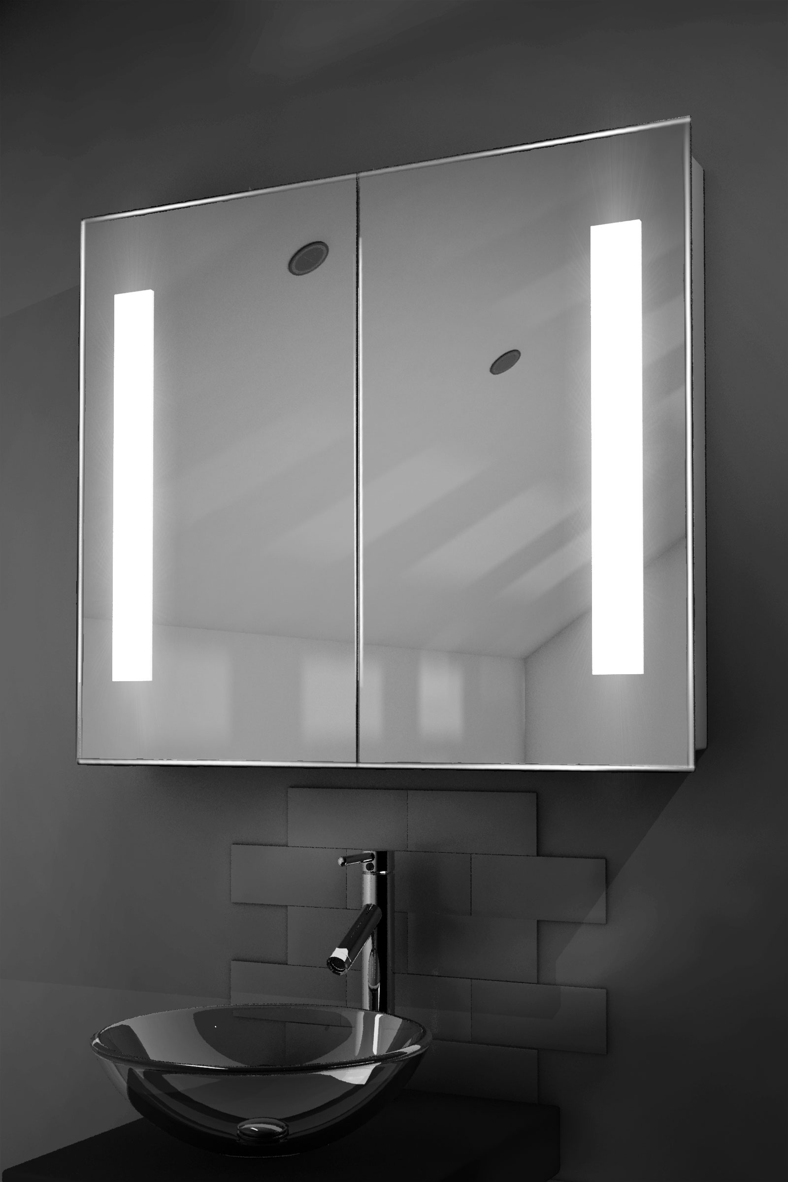 pose illuminated bluetooth bathroom mirror cabinet roper rhodes