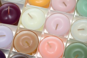 Colourful Tealights