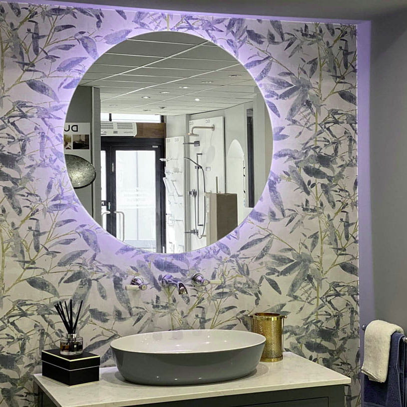Bespoke bathroom mirrors gallery
