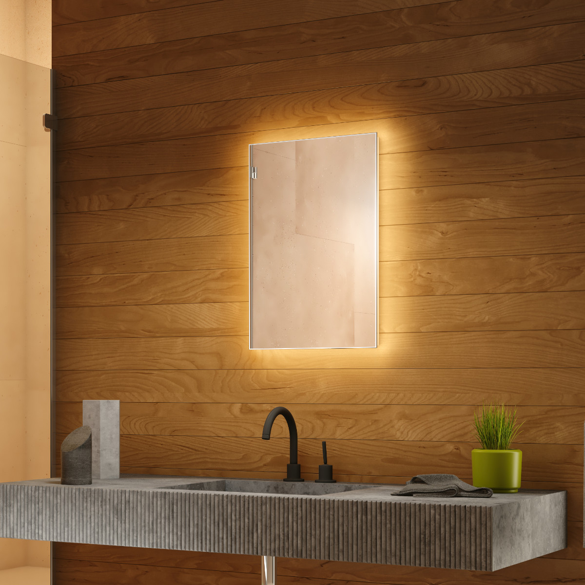 Why You Should Have A Backlit Mirror In Your Bathroom Accent