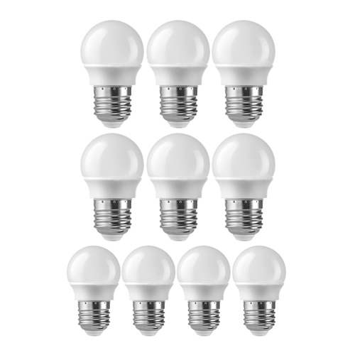 Set of 10x E27 3W 24V dimmable 45mm LED bulbs