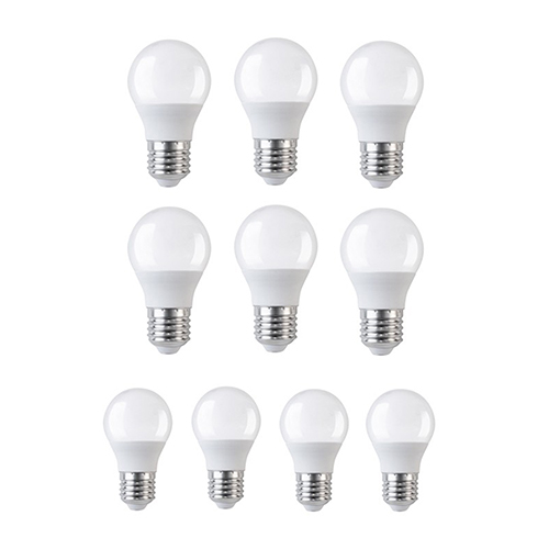 Set of 10x E27 3W 24V dimmable 50mm LED bulbs