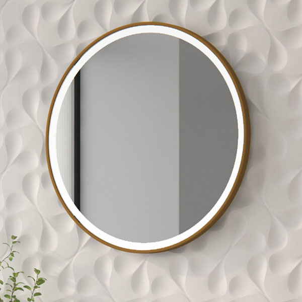 Silja Bronze Effect Frame Slim Edge Mirror