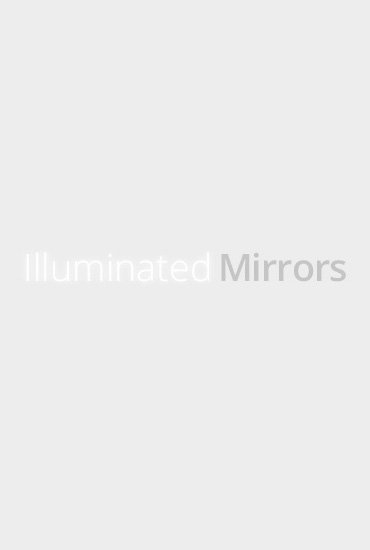 Square Shaver Led Mirror H 500mm X W, Square Bathroom Mirror